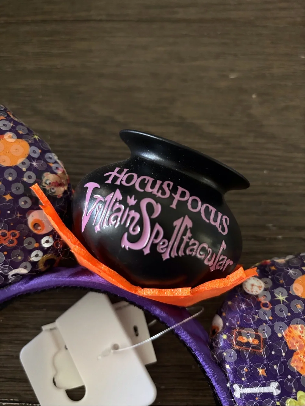 Hocus Pocus Villain Spellcaster Halloween Minnie Mouse Ears - Purple & Orange